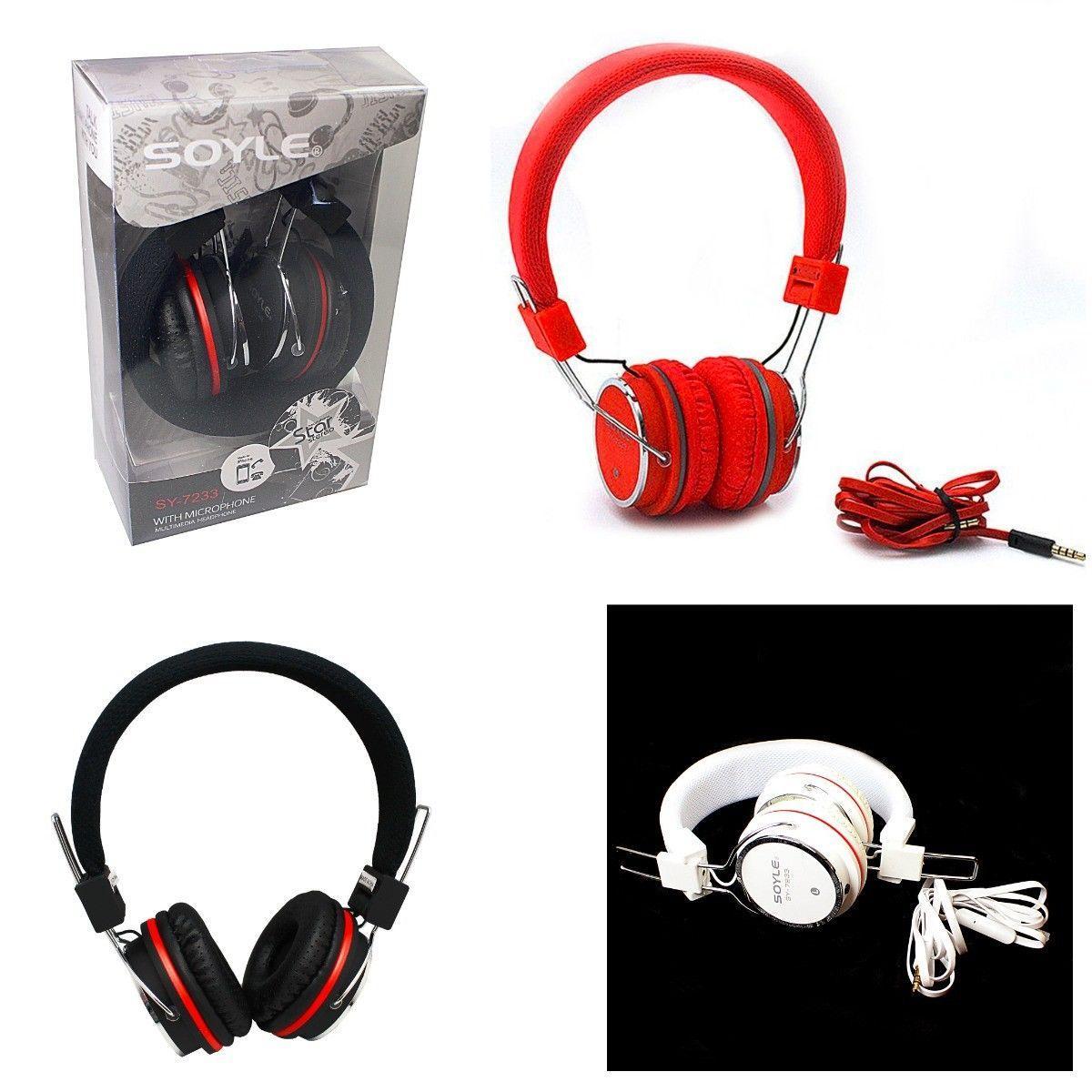 SOYLE 7233 Headphones With Micrphone Multi Media Headphone  00670