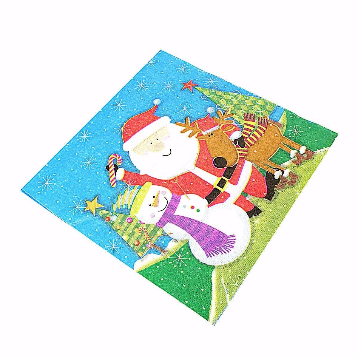 Pack of Paper Birthday Napkins Tissues Assorted Designs 1675