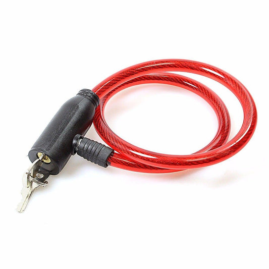 Bicycle Bike Lock with Keys Assorted Colours 0683 A