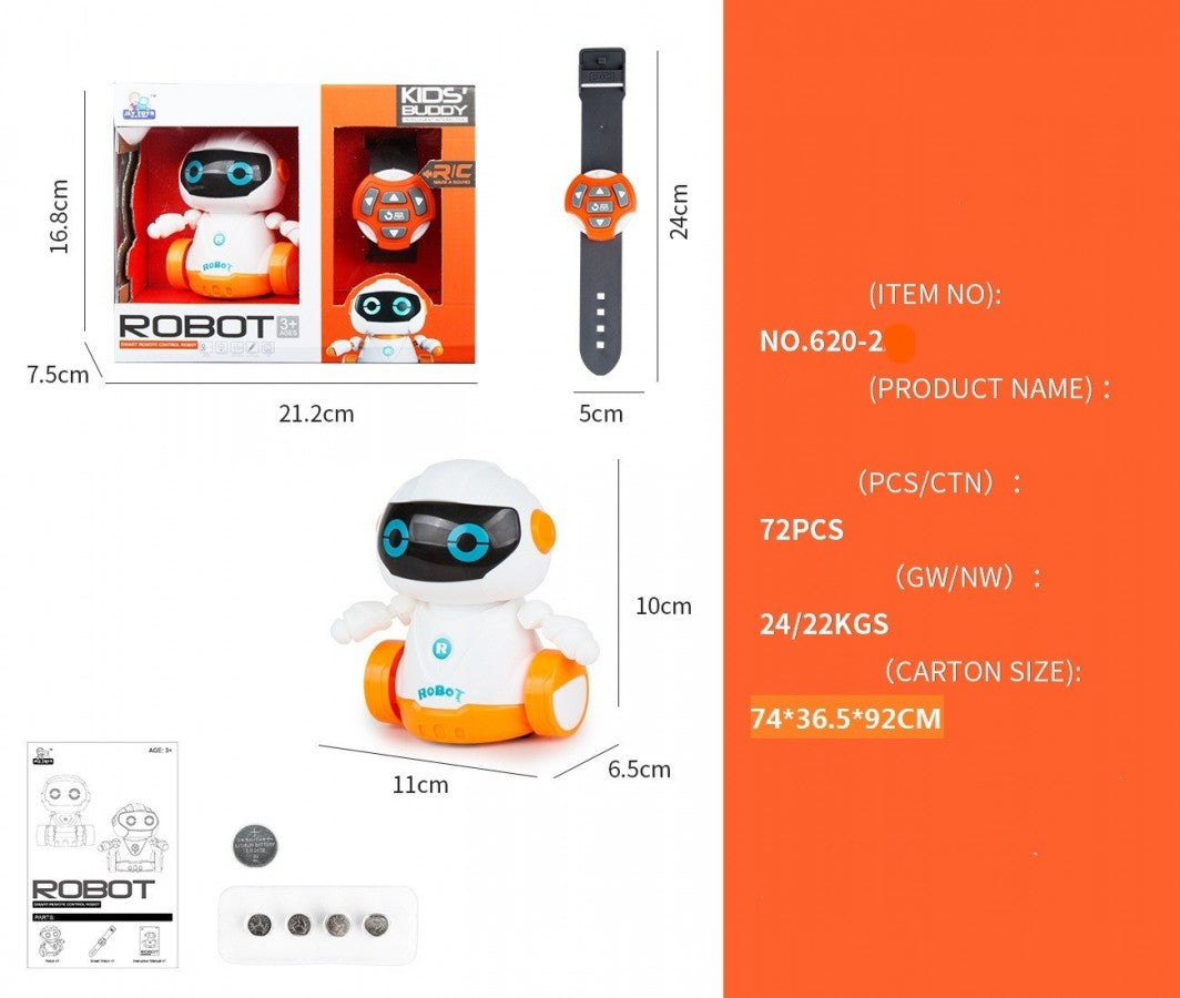 Interactive Inductive Line Tracing Robot Toy Set With Eye Light & Pen