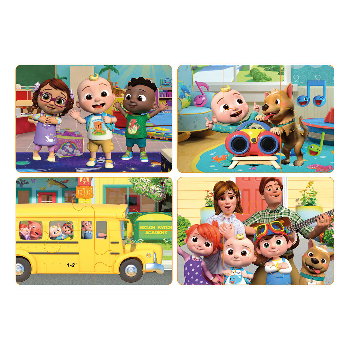 Cocomelon My First Puzzles - 4 Puzzles Box