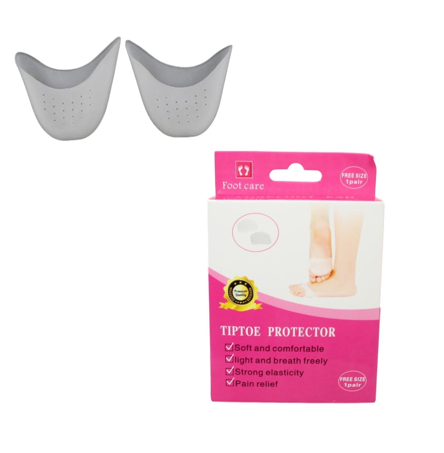 Forefoot Tiptoe Protector Soft And Comfortable Pain Relief 1 Pair 5503