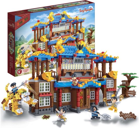 Sun Temple Eastern Lego Style Ban Bao Building Blocks Set - 775 Pieces