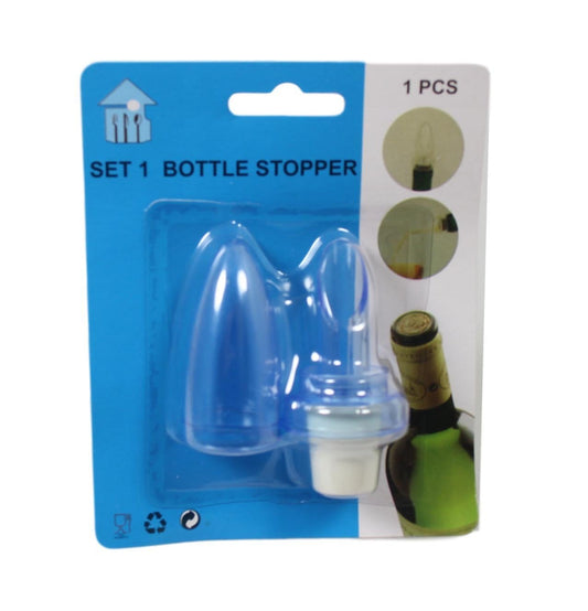 Bottle Stoppers Liquid Champagne Bottle Lid 2 In 1 Available In Red And Clear 5608