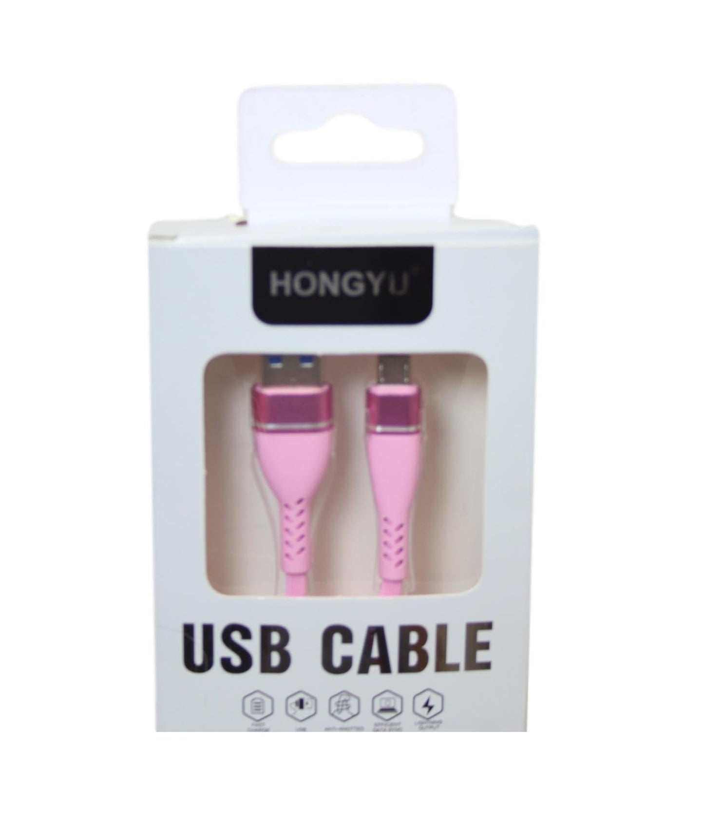 Hongyu Phone Charger Cable Micro USB Assorted Colours 5613