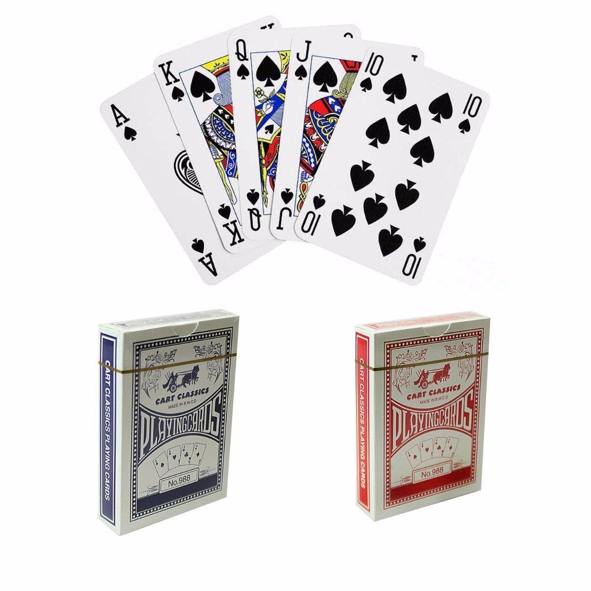 Pack of Classic Playing Cards Assorted Colours 6410