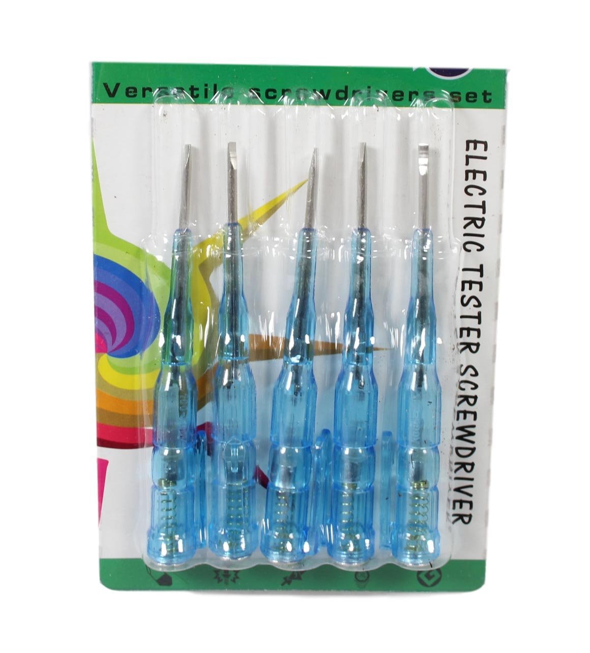 Electric Tester Screwdriver Set 14cm Multipurpose Use Indoor Outdoor 6 Pack 5620