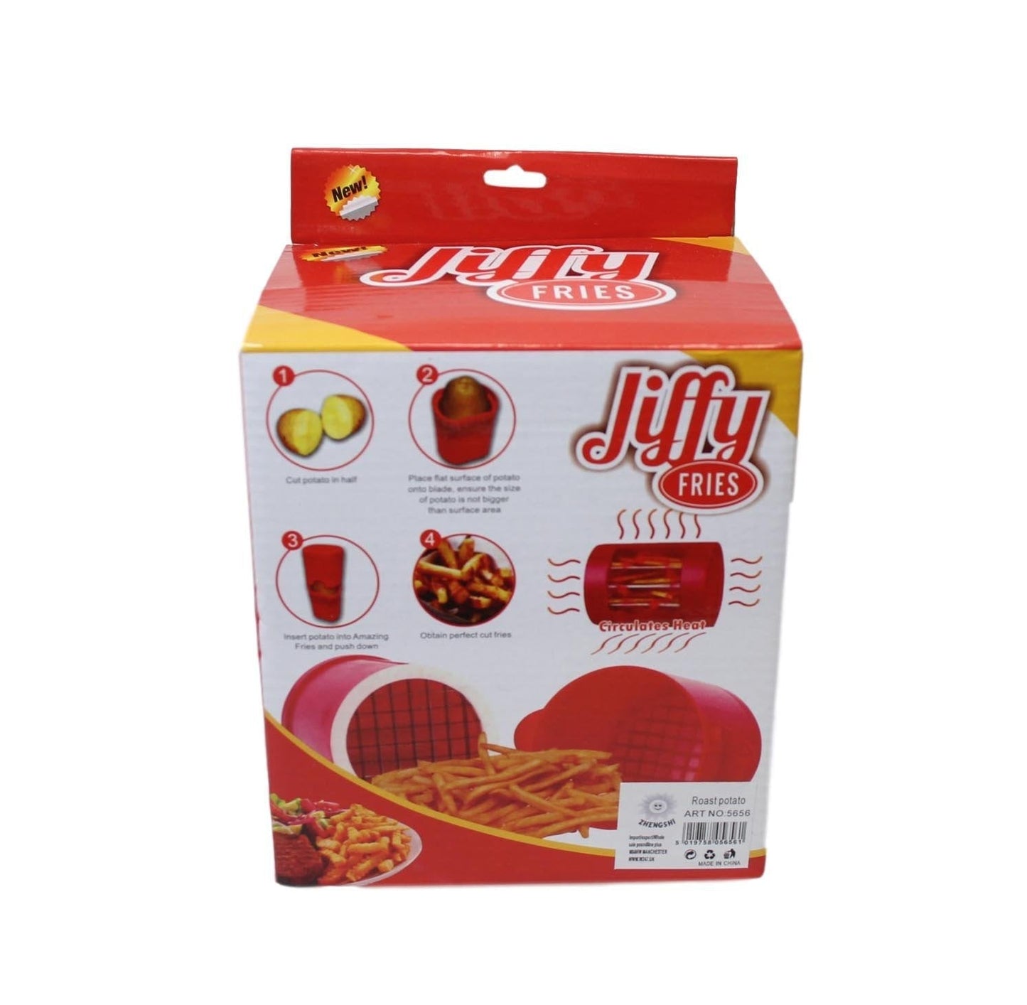 Jiffy Fries Simple Easy Create Your Own Potato Fries 14cm x 10cm 5656