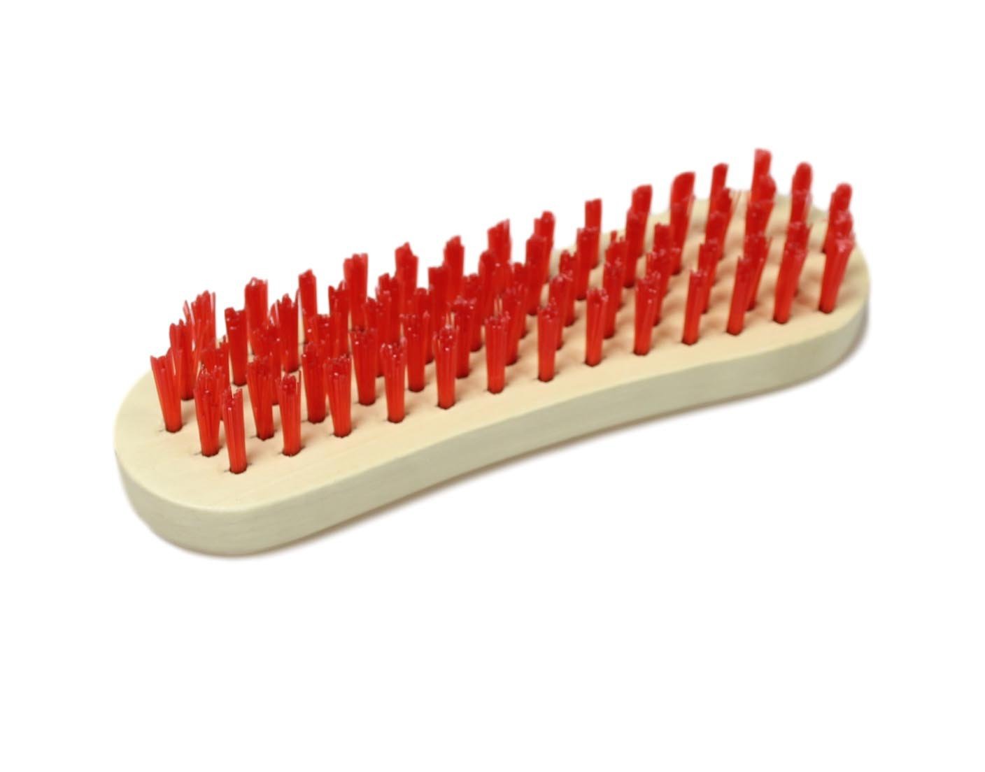 Wooden Cleaning Scrubbing Brush with Hard Bristles 16 cm Assorted Colours 5670