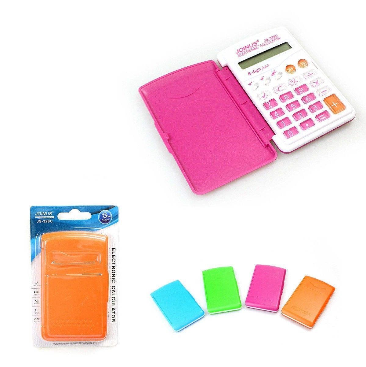 Joinus Electronic Calculator Assorted Colours School 3142
