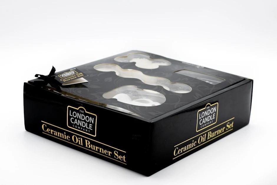 Ceramic Oil Burner Set Burner Includes Oil Wax Tea Lights Burner 5712