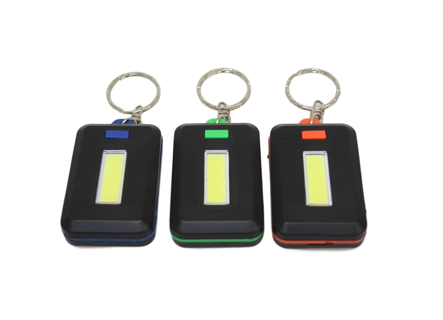 Mini Portable LED Light Keychain Lamp Flashlight 6 cm Assorted Colours 5763 A