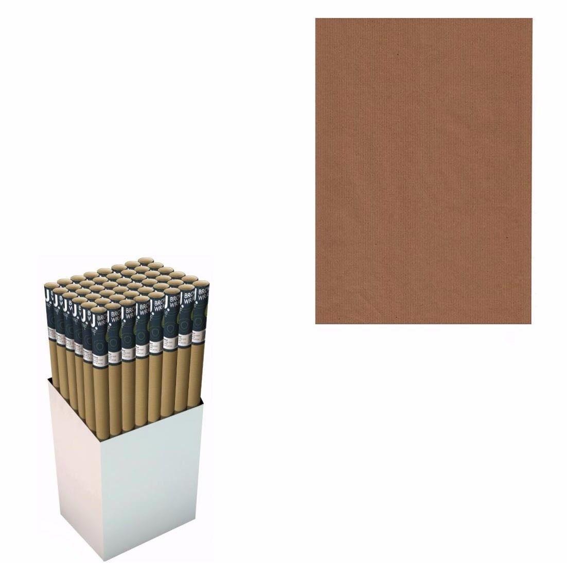 VINTAGE BROWN GIFT WRAP 4MX70CM 9312