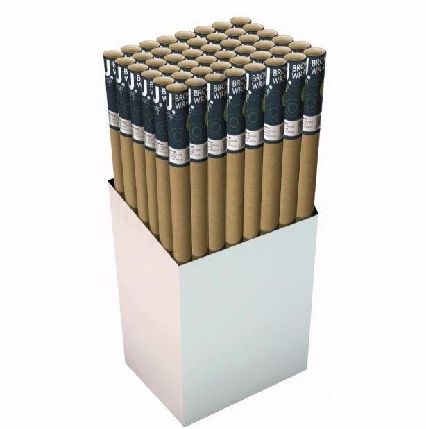 VINTAGE BROWN GIFT WRAP 4MX70CM 9312