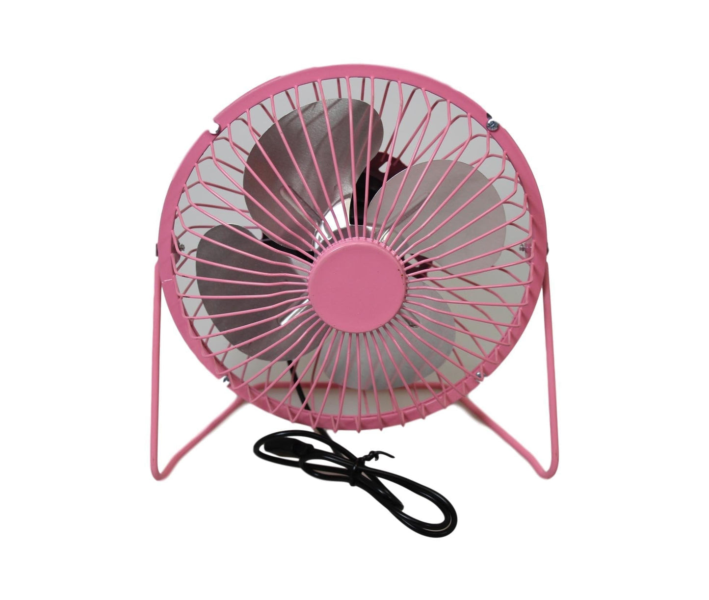 Metal USB Mini Desk Fan 17 x 19 cm Assorted Colours 5804