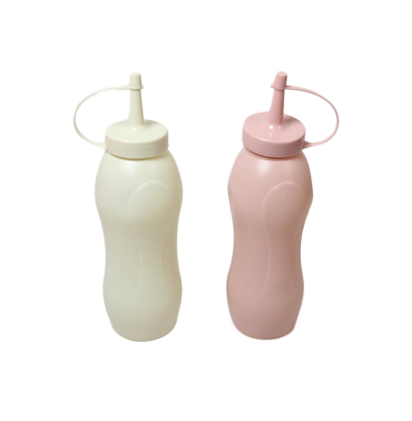 Plastic Ketchup / Mayonaise / Mustard Sauce Bottle Set 20 x 6 cm Pack of 2 5853