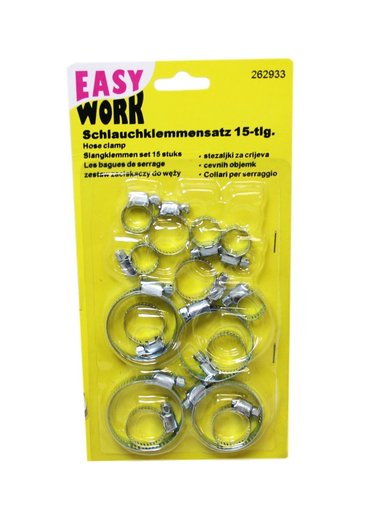 Stainless Steel Hose Clips Pipe Clamps Genuine Assorted Sizes DIY Hose Clamps 5878