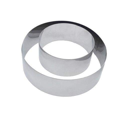 Stainless Steel Adjustable Round Cake Tin Ring 16