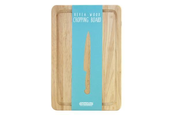 Wooden Cutting Board Food Prep Chopping Board Fruit Veg Board 30cm x 20cm 5945