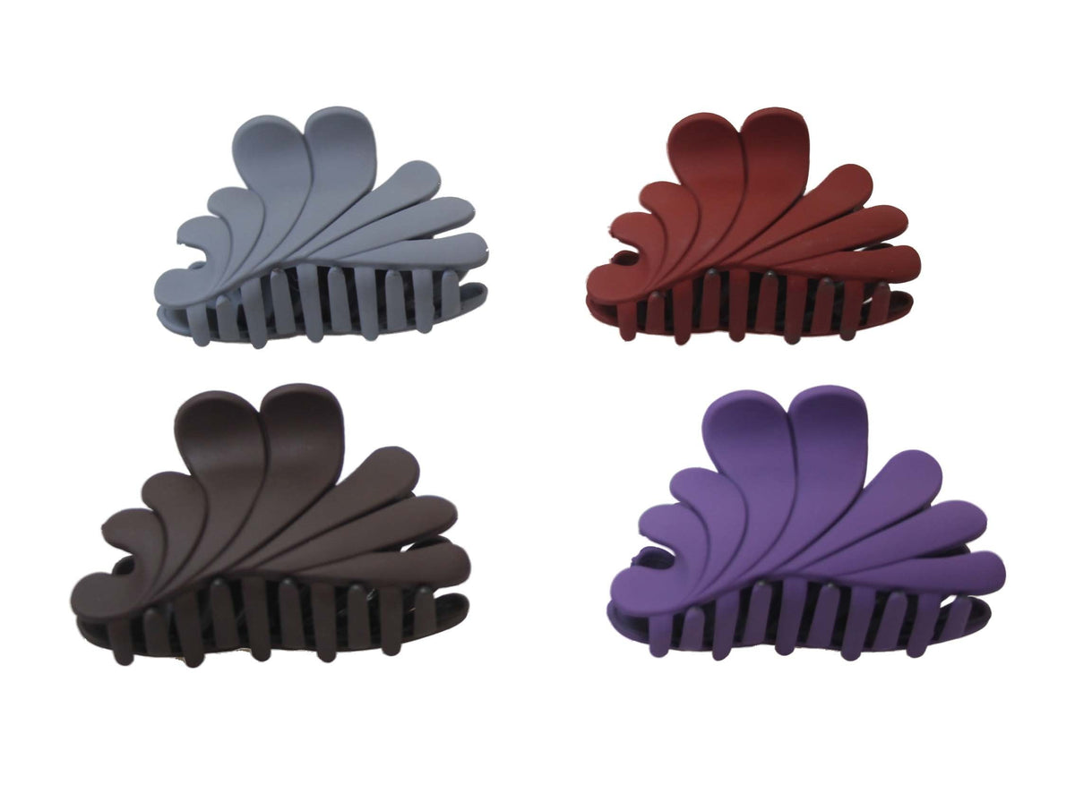 Ladies' Women'S Matte Hair Claw Clip 8 Cm Assorted Colours And Designs