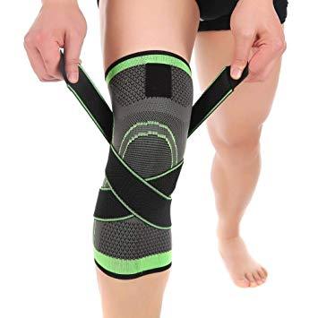 Knee Support Gym Fitness Light Fabric Compression Sport Knee Support 1 Pack 5995 A