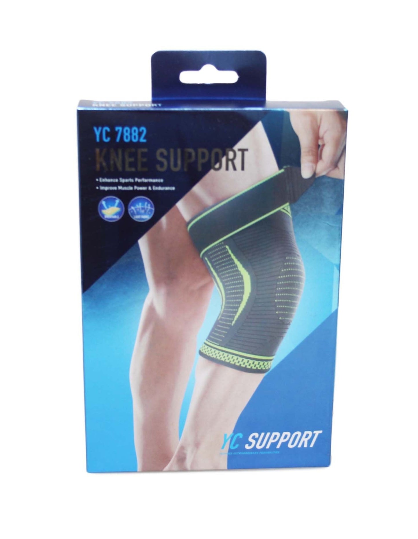 Knee Support Gym Fitness Light Fabric Compression Sport Knee Support 1 Pack 5995 A