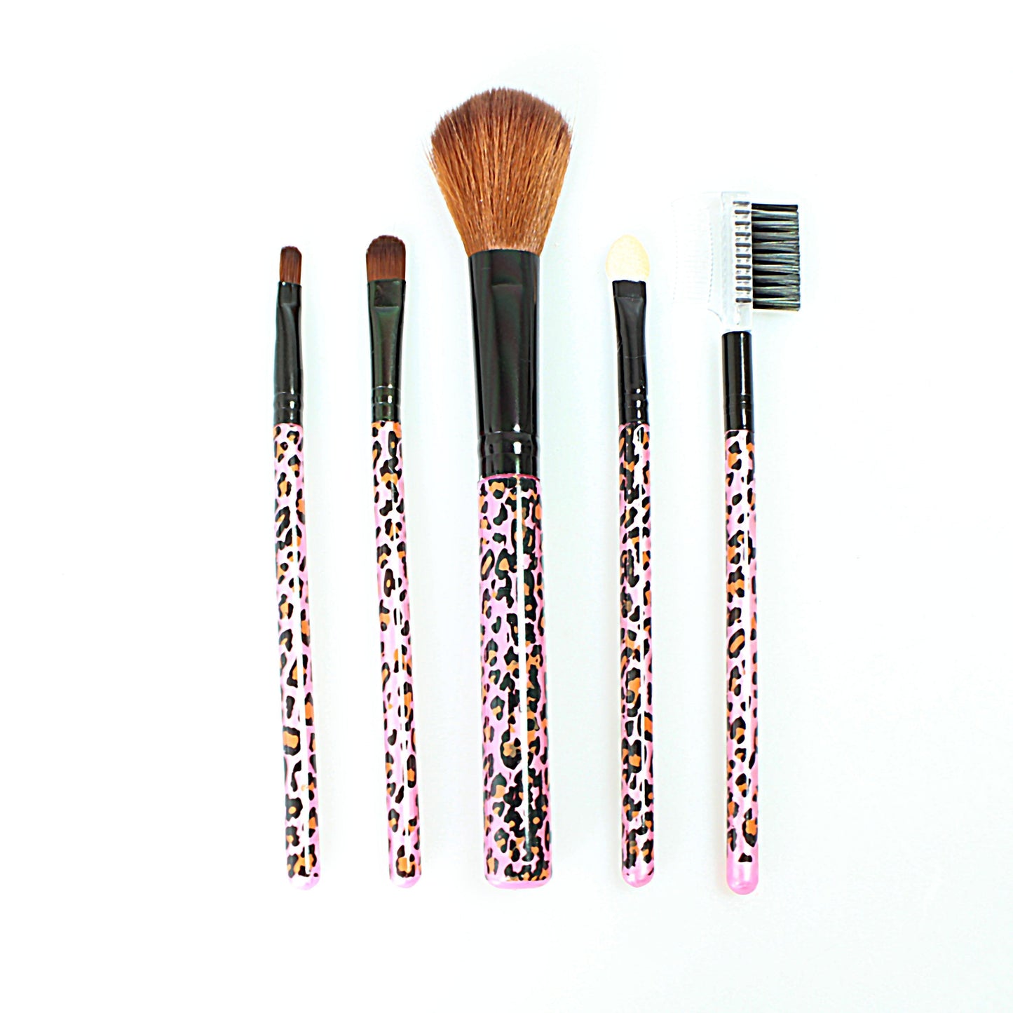 Makeup Cosmetic Brush Set 5 Piece Assorted Designs 2236