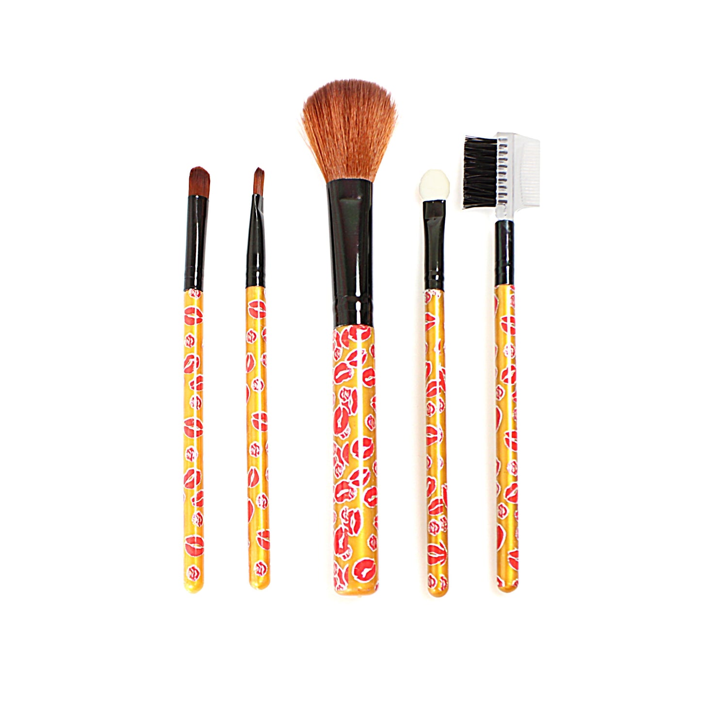 Makeup Cosmetic Brush Set 5 Piece Assorted Designs 2236