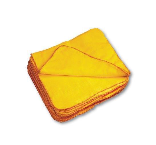 Yellow Duster Cloth 35 x 50 cm Pack of 5 LL5046 A
