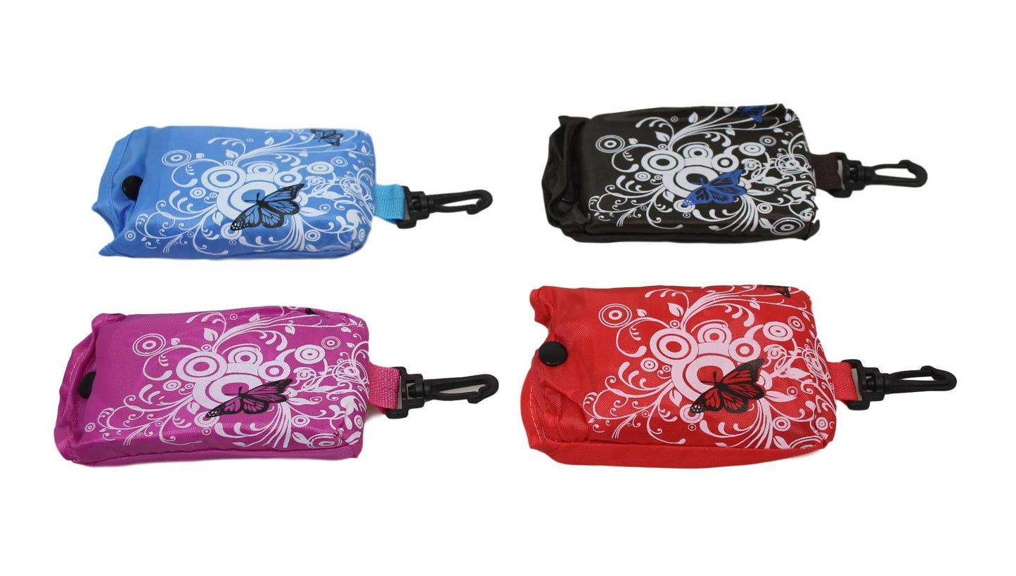 Expandable 2 in 1 Pocket Shopping Bag Carry Bag 46 x 43 cm Assorted Colours 6014