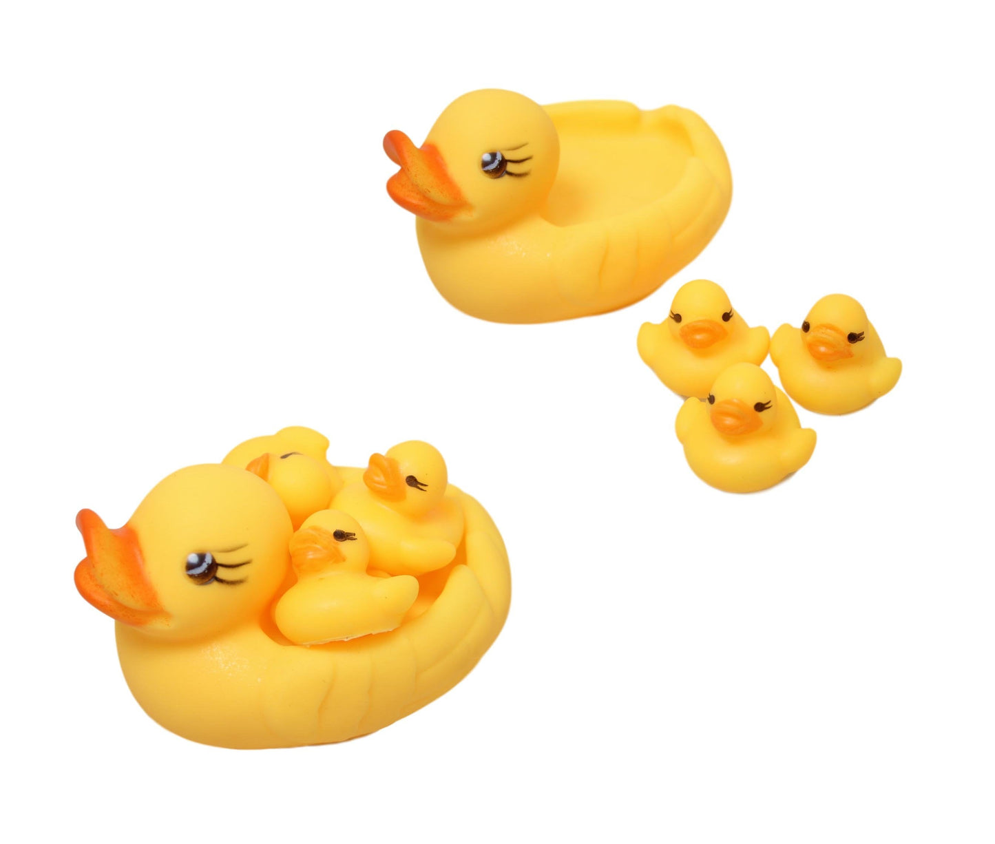 Pet Dog Toy Squeaky Yellow Rubber Ducks 11 / 3 cm 7756 / 6016