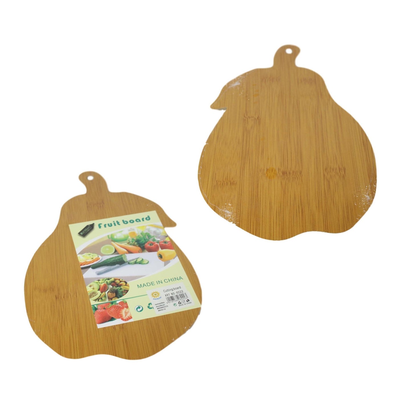 Wooden Kitchen Cutting Chopping Board Pear Shaped 24 x 17cm 6022