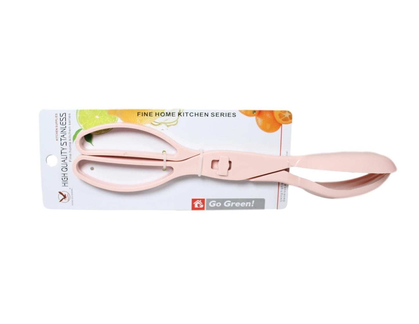 Plastic Kitchen BBQ Salad Food Serving Tongs 27 cm Assorted Colours 6034