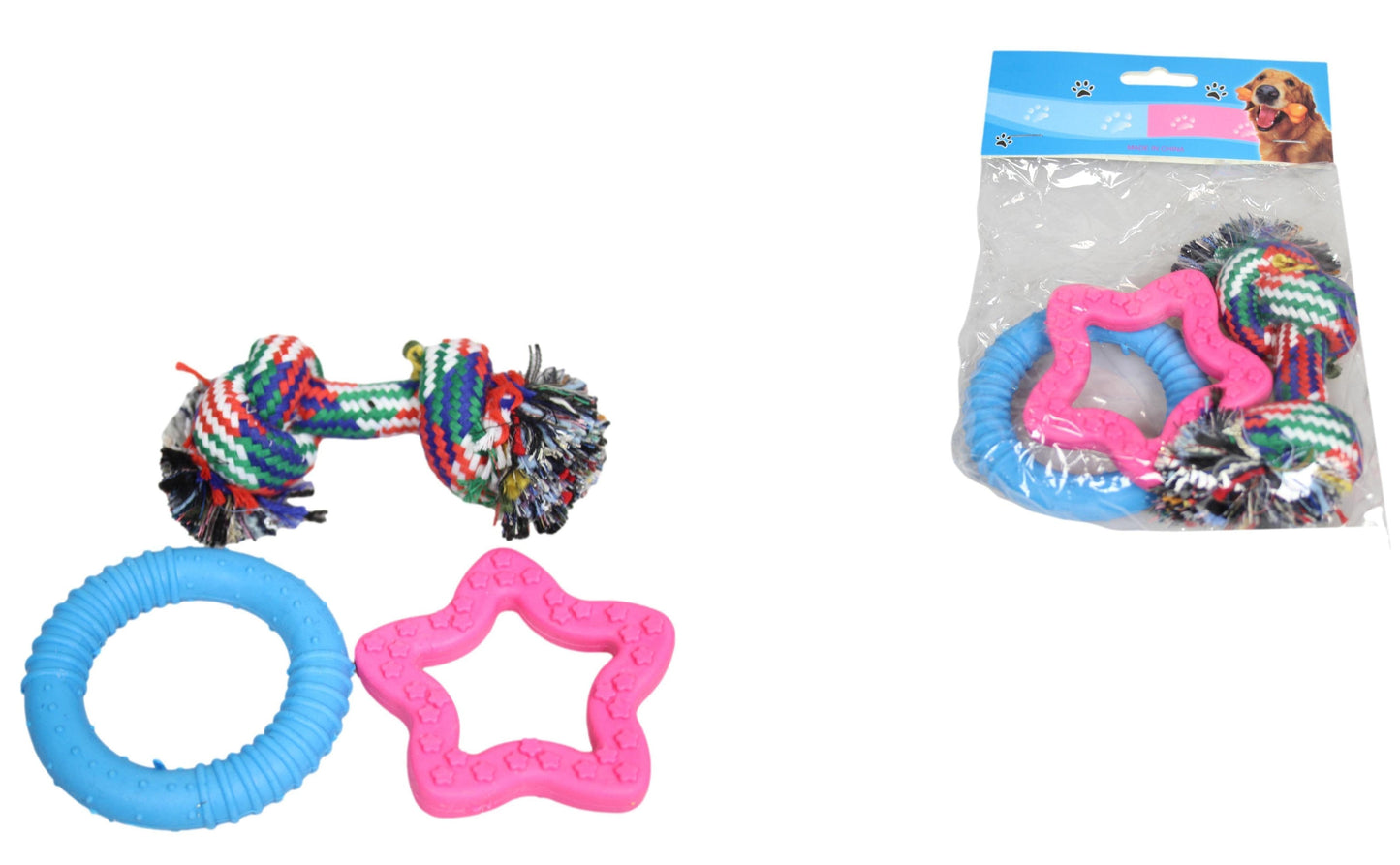 Playful Dog Toys 3 In Pack 6041