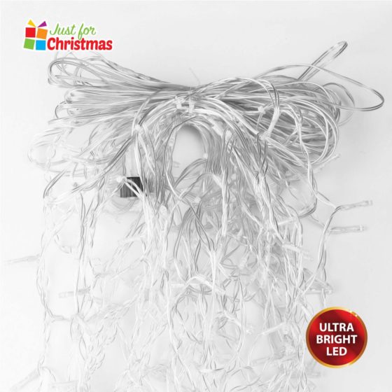 240LED Brilliant Ice White Icicle Lights 6048