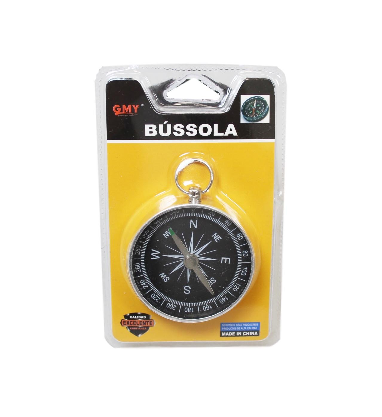 Small Compass Keyring Keychain 5 cm