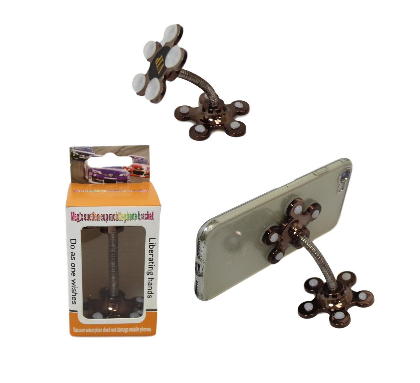 Magic Suction Cup Mobile Holder Bracket Handy Mobile Suction Holder 17cm 6072