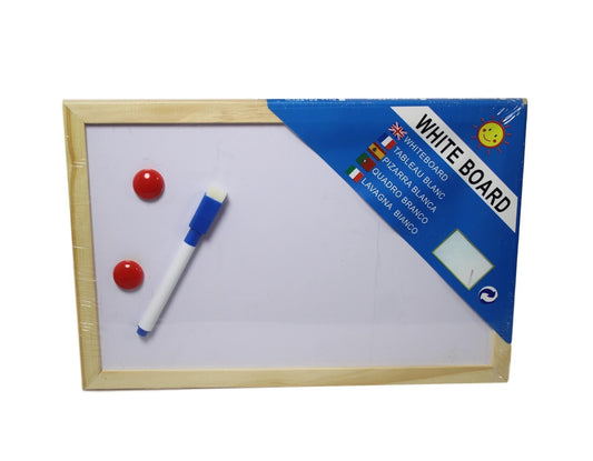 School Whiteboard with Marker and 2 Magnets 30 x 20 cm 6076