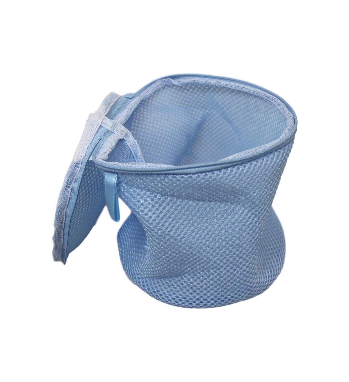 Protective Zipped Round Mesh Washing Laundry Clothes Bag Assorted Colours