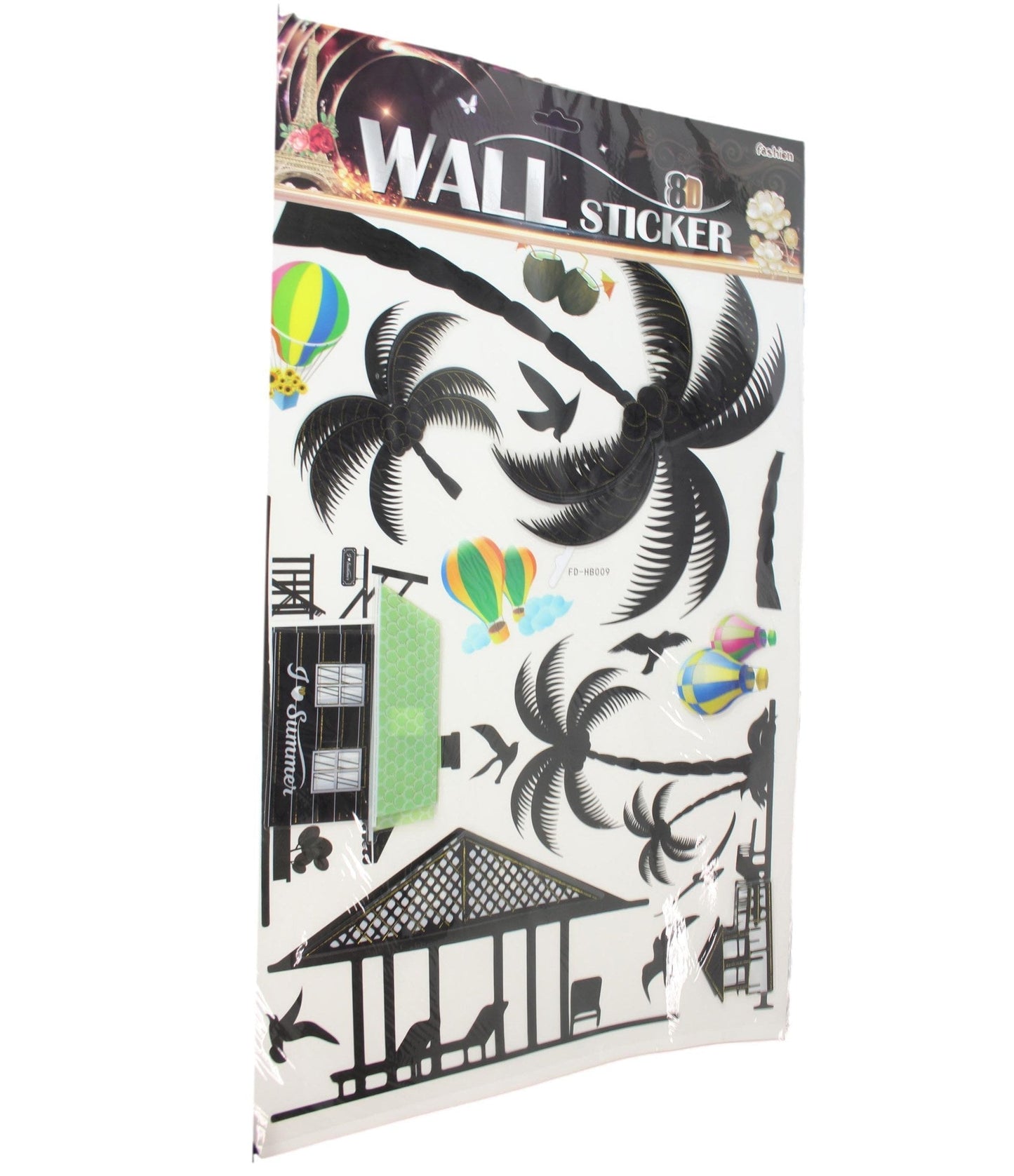 Room Décor Large Wall Stickers 60 x 37 cm Assorted Designs 6609