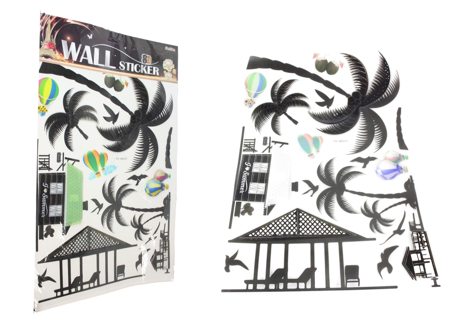 Room Décor Large Wall Stickers 60 x 37 cm Assorted Designs 6609