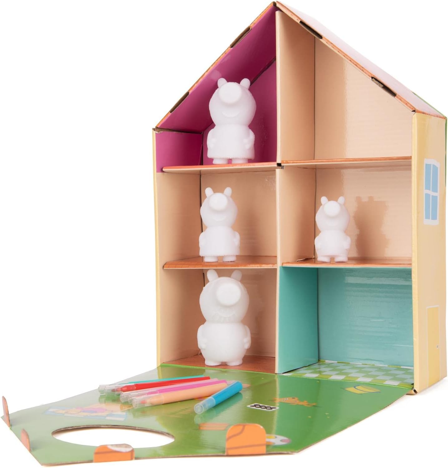 Peppa Pig Felties Doodle Play & Wash Away House Playset