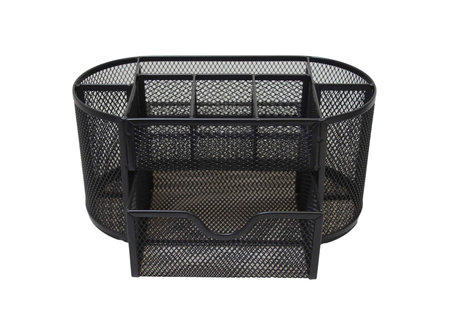 Black Stationery Office Pen Holder Desk Office Storage Stationery Holder 6124