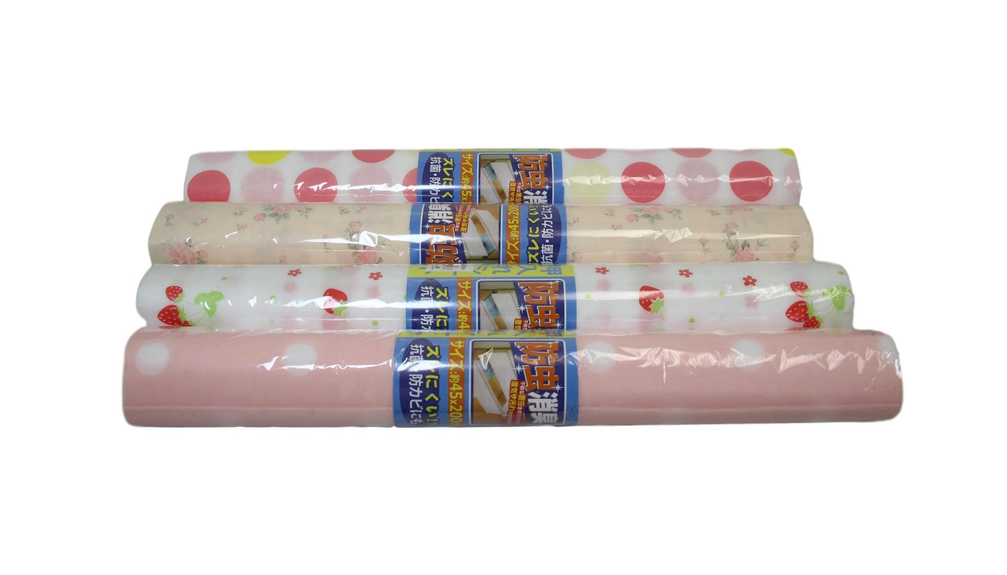 Anti-Slip Foam Protection Kitchen Cupboard Drawer Mat 45 x 200cm Assorted Designs 6126