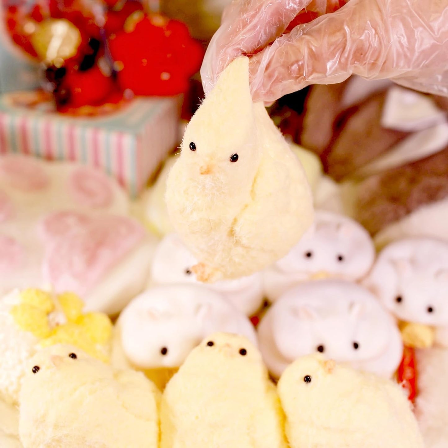 Squishy Taba Squish Cute Easter Chick Fidget Stress Relief Toy