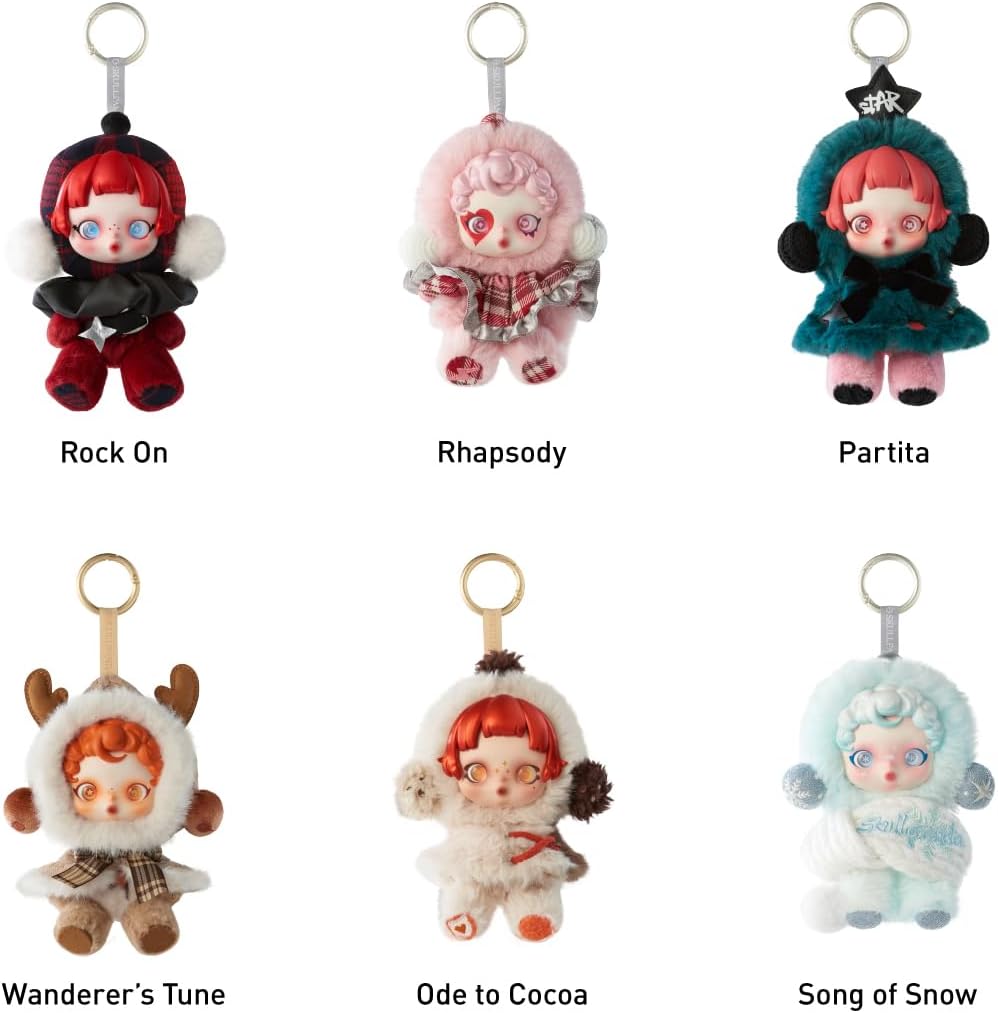 SKULLPANDA Winter Symphony Series Plush Premium Design - Fan-Favourite Collectible Chic Art Toy Action Figure