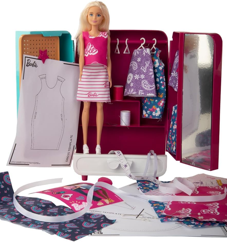 Barbie Crafting Wardrobe with Doll