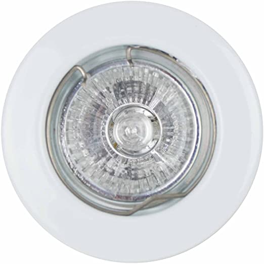 Status GU10 Down Lights in Glossy Retail Box White 3pk 6773