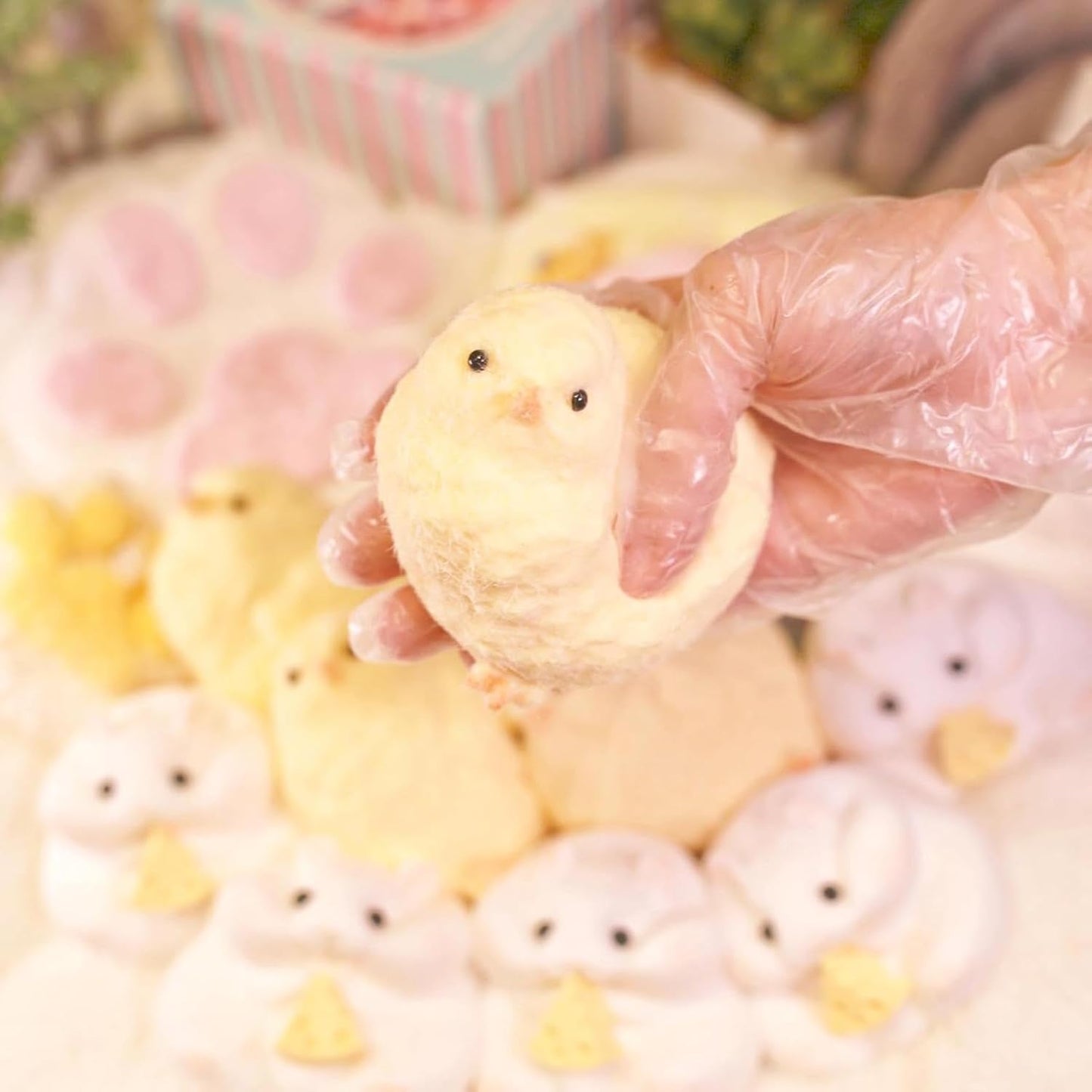 Squishy Taba Squish Cute Easter Chick Fidget Stress Relief Toy