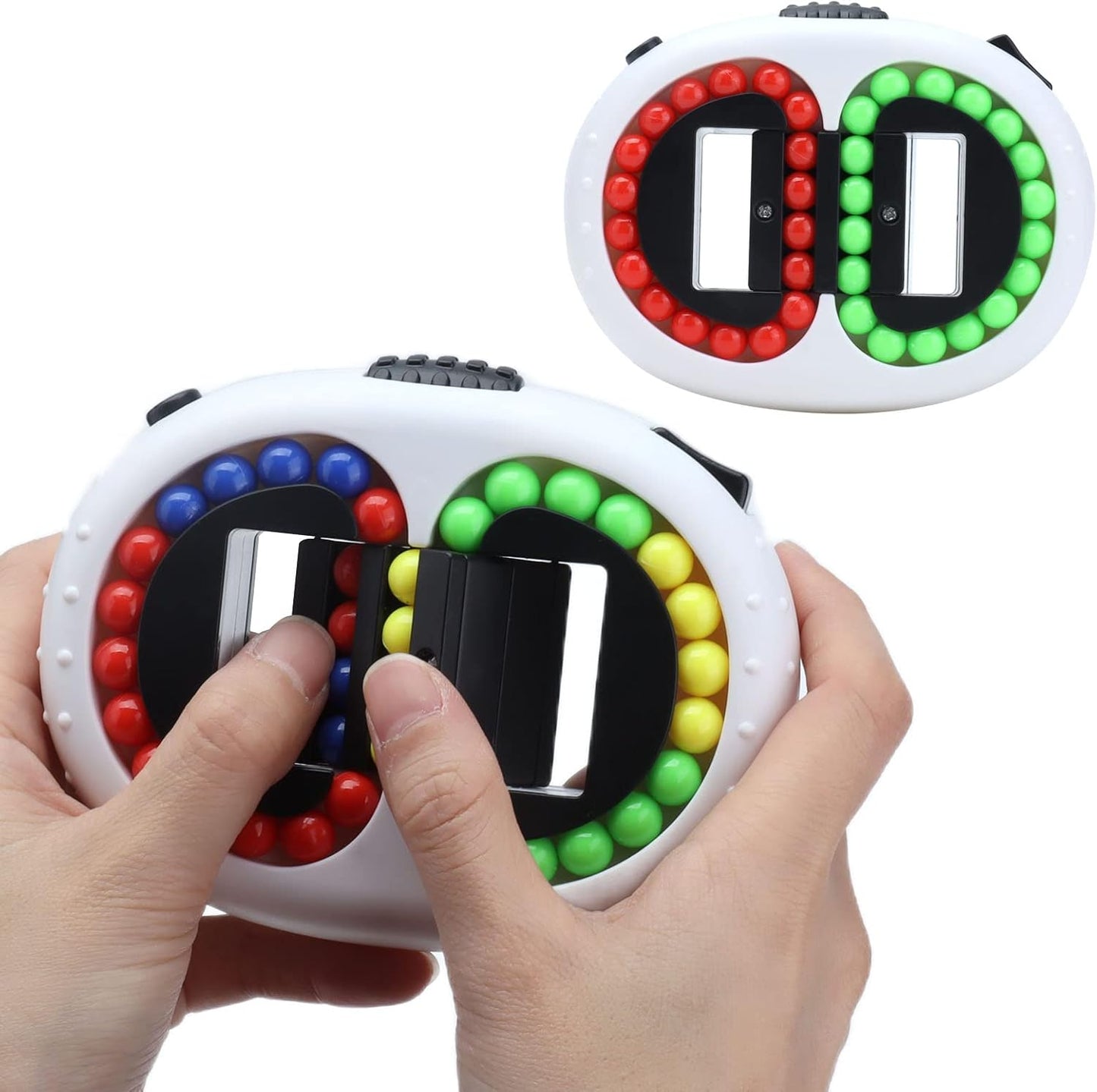Fidget Toy Rotating Small Beads Puzzles Game, ADHD, Anxiety Stress Relief Beans Decompression Toy